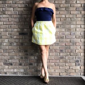 NWT Lilly Pulitzer “Esmeralda” Dress Navy/Yellow